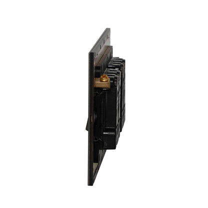 4 Gang 2 Way Switch (148) – Rocker Button – Stainless Steel