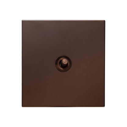 1 Gang Intermediate Switch – Knurled Toggle – Stainless Steel / Copper