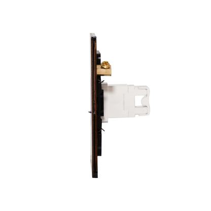 Computer Socket – (RJ45/CAT6) – Stainless Steel