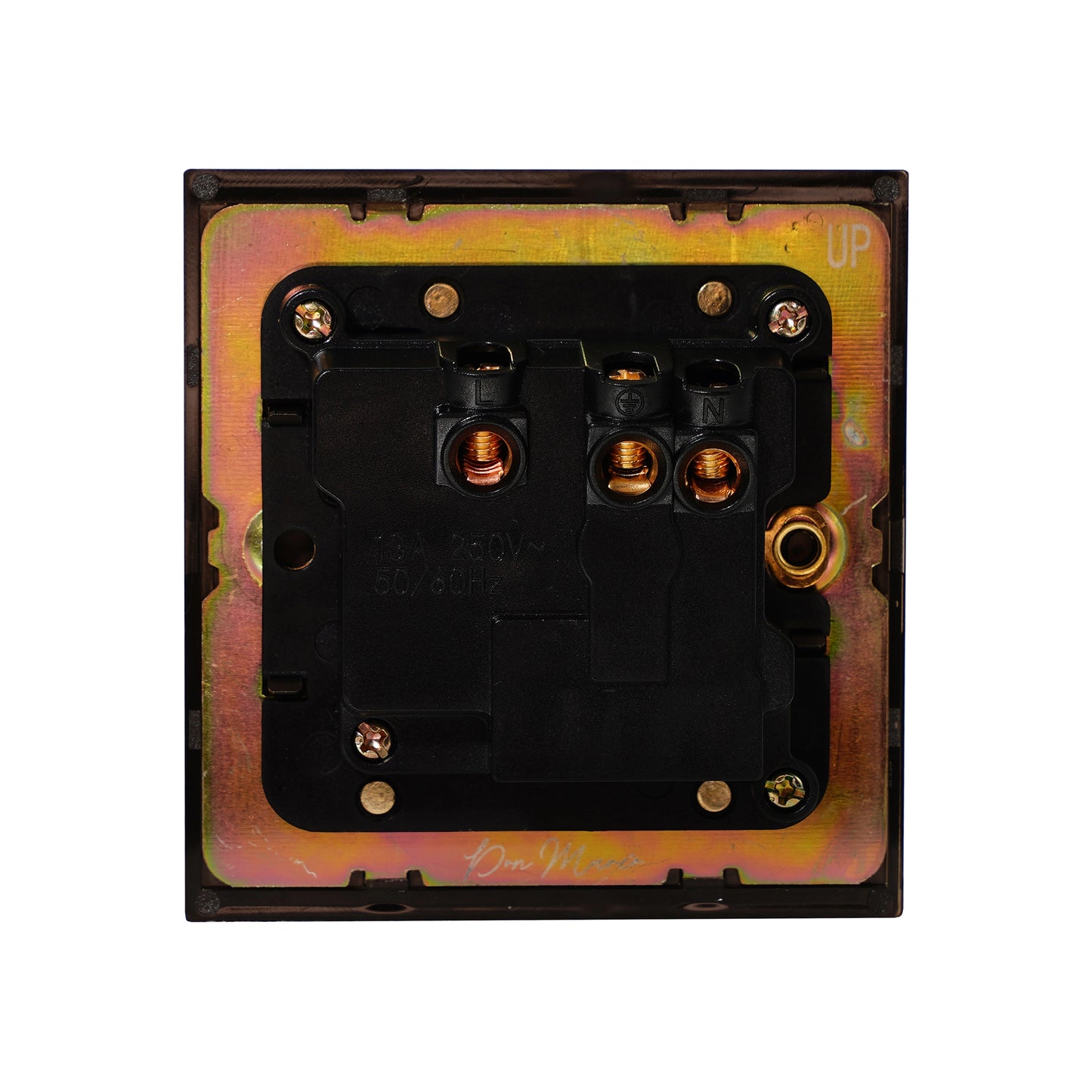 Single MF Socket 13A – On/Off – Stainless Steel