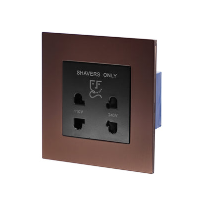 Shaver Socket – Stainless Steel