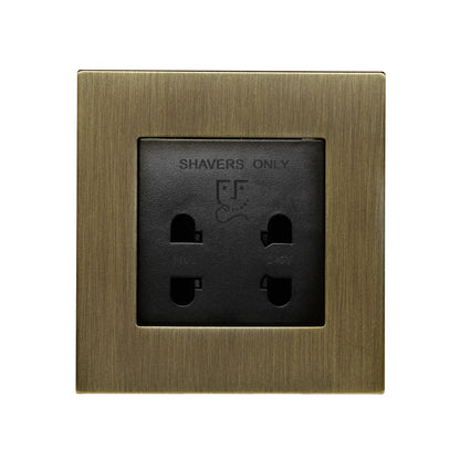 Shaver Socket – Stainless Steel