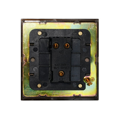 Door Bell Switch - Plain Toggle - Stainless Steel / Copper