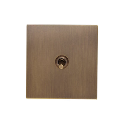 1 Gang Intermediate Switch – Knurled Toggle – Stainless Steel / Copper