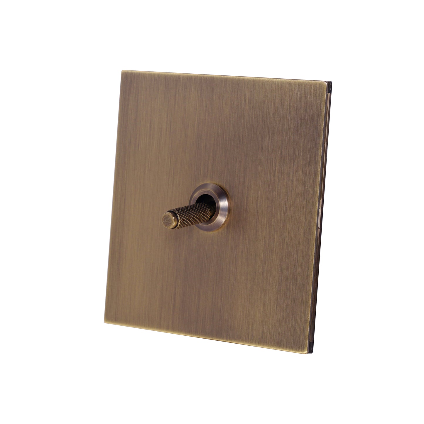 1 Gang Intermediate Switch – Knurled Toggle – Stainless Steel / Copper