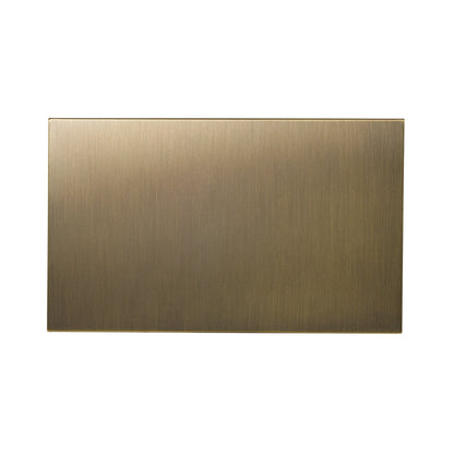 Blank Plate 3×6 – Stainless Steel