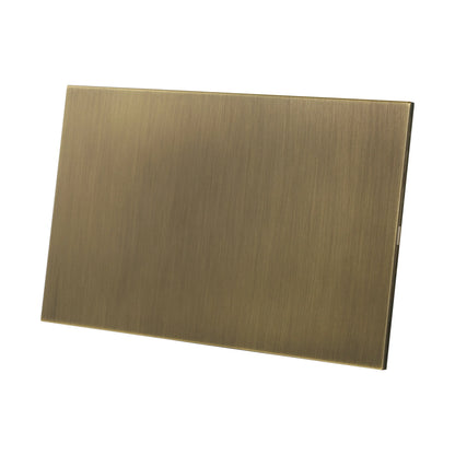 Blank Plate 3×6 – Stainless Steel
