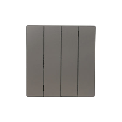 4 Gang 1 Way Switch – Ultra Thin Acrylic Glass