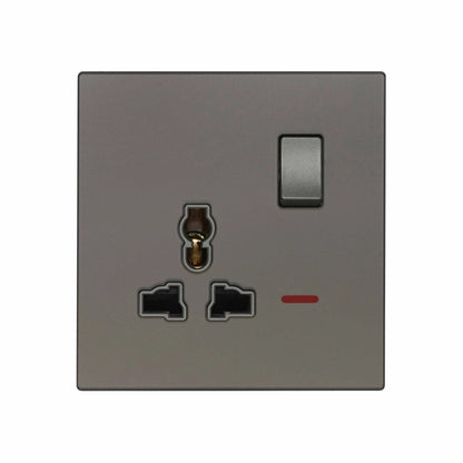 Single MF Socket 13A – Ultra Thin Acrylic Glass