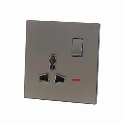 Single MF Socket 13A – Ultra Thin Acrylic Glass