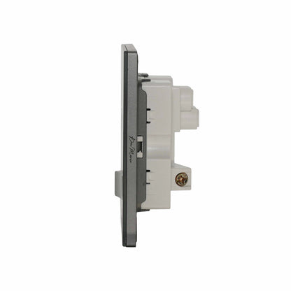 Single MF Socket 13A – Ultra Thin Acrylic Glass