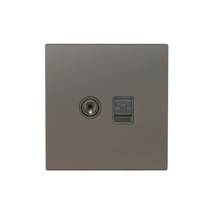 TV + Tel Socket – Ultra Thin Acrylic Glass