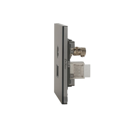 TV + Tel Socket – Ultra Thin Acrylic Glass