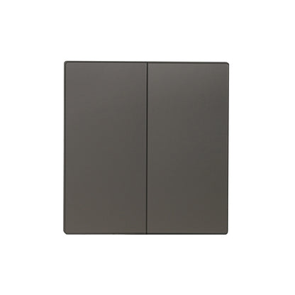 2 Gang 1 Way Switch – Ultra Thin Acrylic Glass