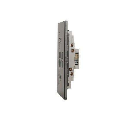 Double MF Socket 13A – USB + Type-C (5V 2.1A) – Ultra Thin Acrylic Glass