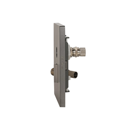 Satellite + TV Socket – Ultra Thin Plastic