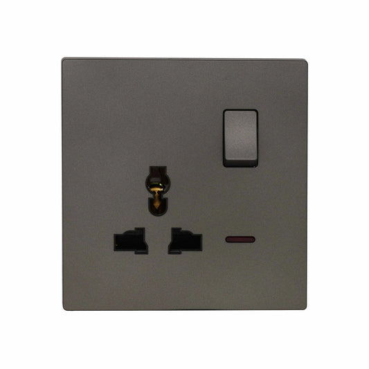 Single MF Socket 13A – Ultra Thin Plastic