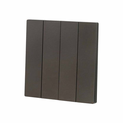4 Gang 1 Way Switch – Ultra Thin Plastic