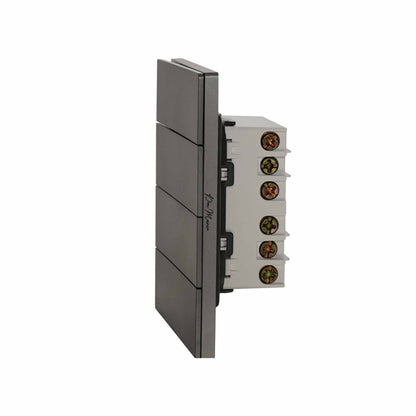 4 Gang 1 Way Switch – Ultra Thin Plastic