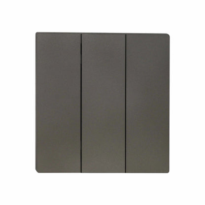 3 Gang 1 Way Momentary Switch – Ultra Thin Plastic