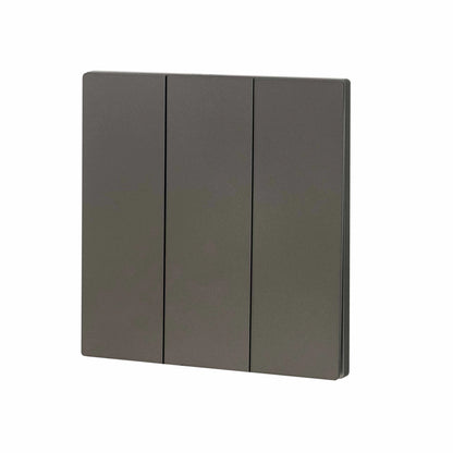 3 Gang 1 Way Switch – Ultra Thin Plastic