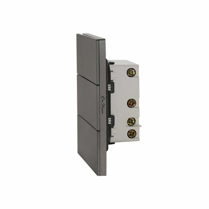 3 Gang 1 Way Switch – Ultra Thin Plastic