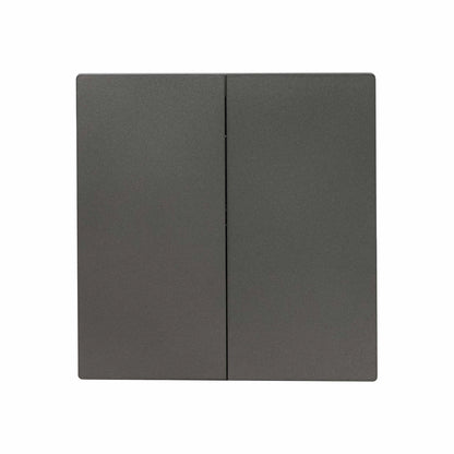 2 Gang 1 Way Switch – Ultra Thin Plastic