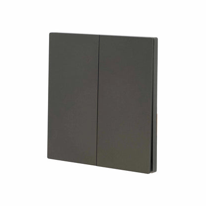 2 Gang 1 Way Momentary Switch – Ultra Thin Plastic