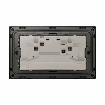 Double MF Socket 13A – Ultra Thin Plastic