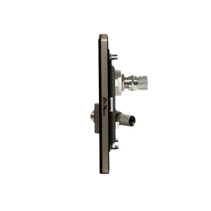 Satellite + TV Socket – Ultra Thin Acrylic Glass
