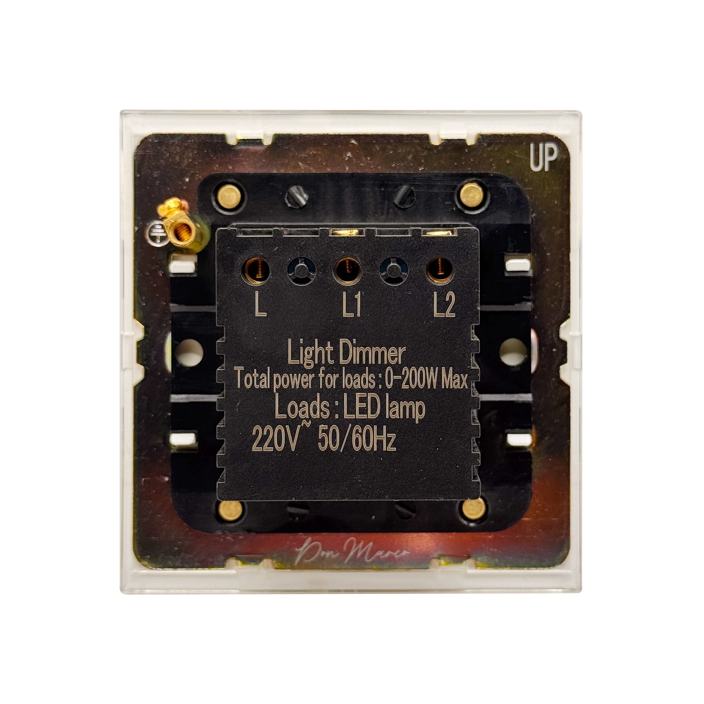 Single Light Dimmer 2 way Switch-  3watts～200watts - Stainless Steel