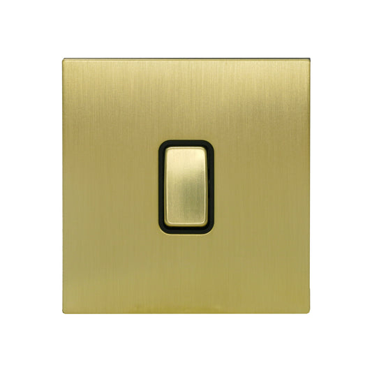 1 Gang 2 Way Switch – Rocker Button – Stainless Steel