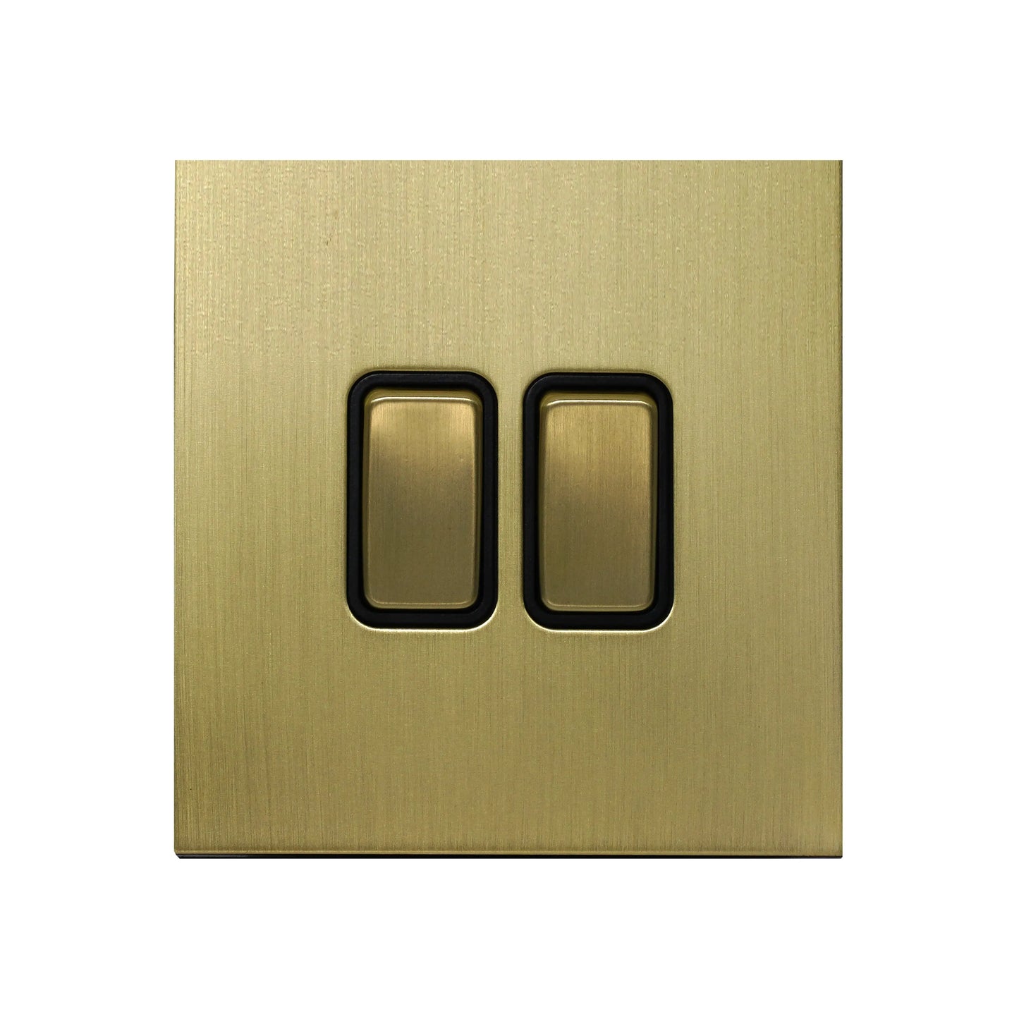 2 Gang Intermediate Switch - Rocker Button Stainless Steel