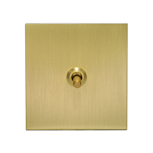 1 Gang Intermediate Switch – Knurled Toggle – Stainless Steel / Copper