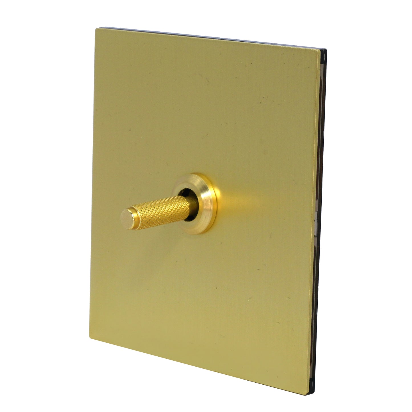 1 Gang Intermediate Switch – Knurled Toggle – Stainless Steel / Copper
