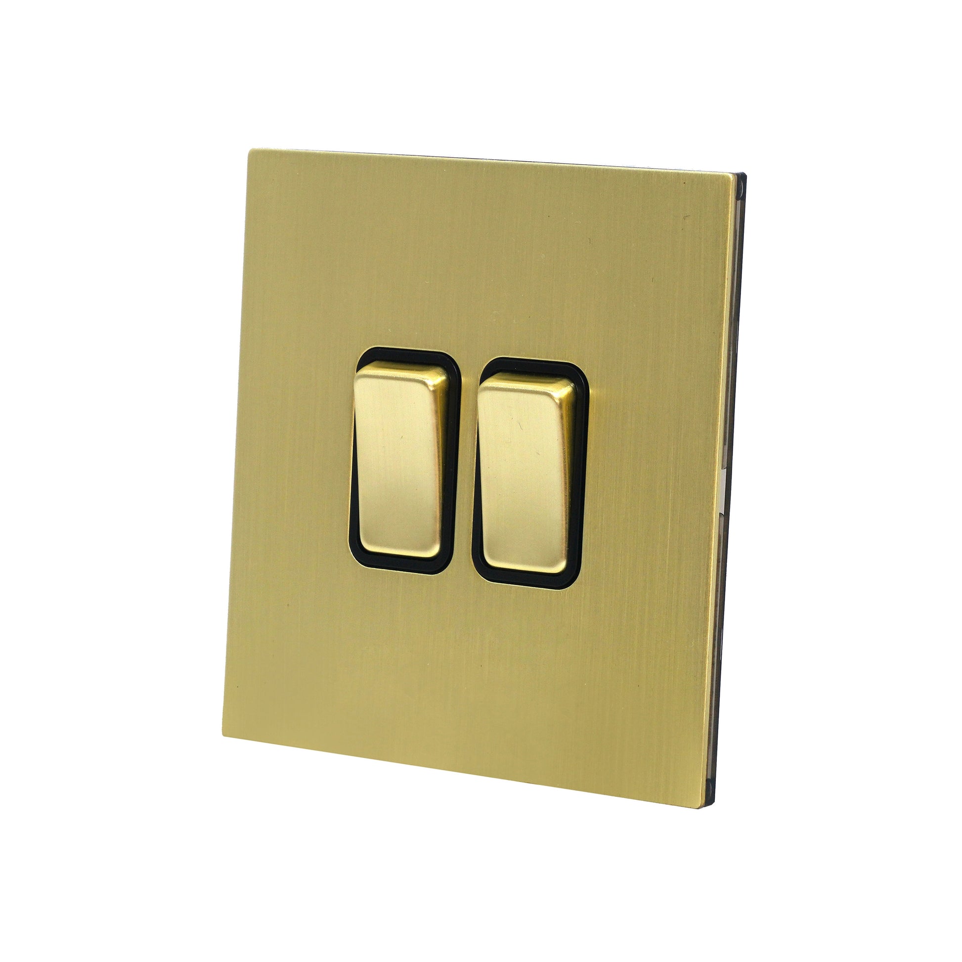 2 Gang 2 Way Switch – Rocker Button – Stainless Steel – DonMarco ...