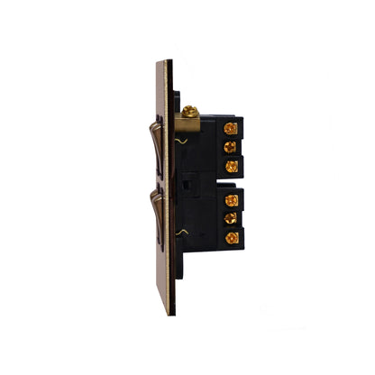 4 Gang 2 Way Switch (86) – Rocker Button – Stainless Steel