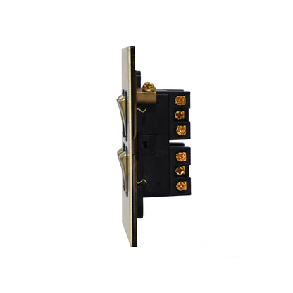 4 Gang 2 Way Switch (86) – Rocker Button – Stainless Steel