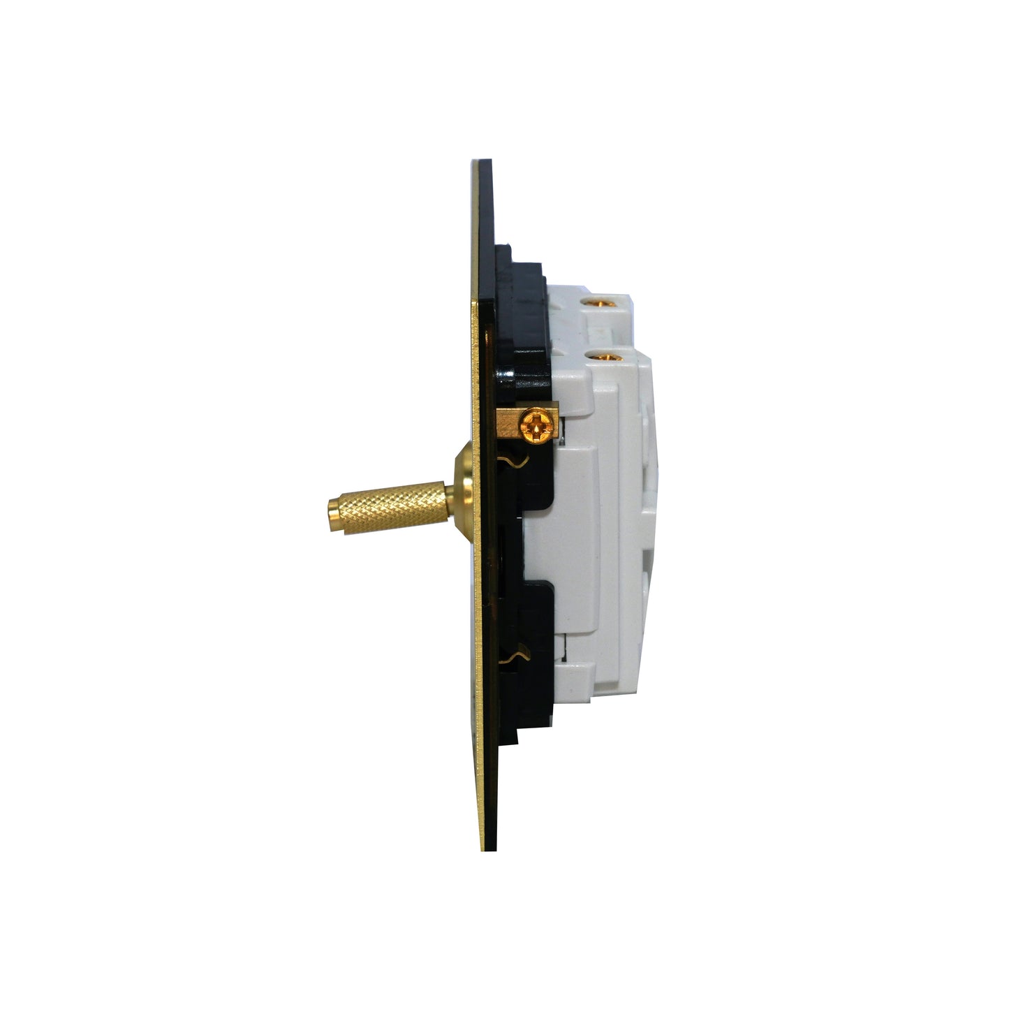 1 Gang Intermediate Switch – Knurled Toggle – Stainless Steel / Copper