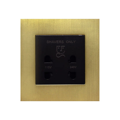Shaver Socket – Stainless Steel