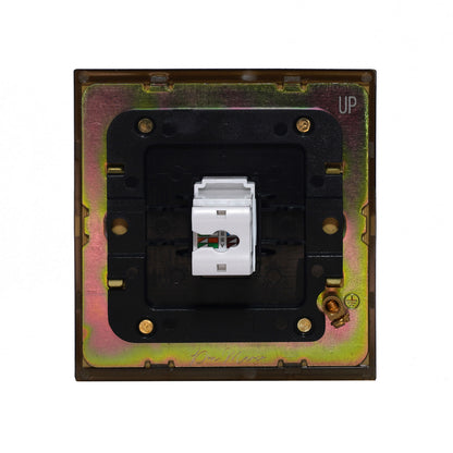 Computer Socket – (RJ45/CAT6) – Stainless Steel