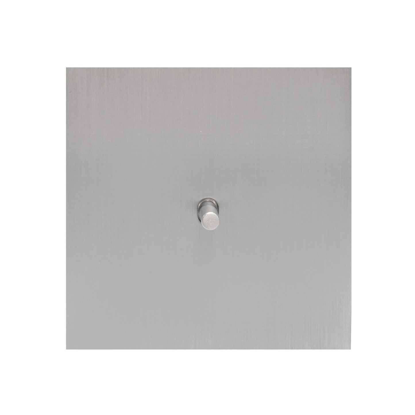 1 Gang 2 Way Switch – Plain Toggle – Stainless Steel / Copper