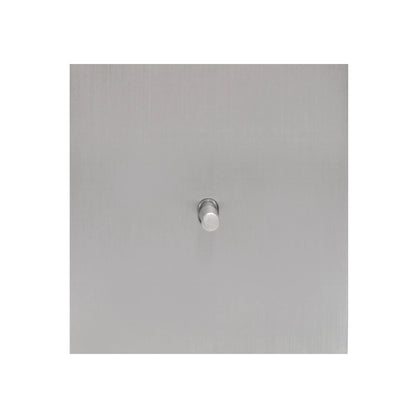 1 Gang 2 Way Switch – Plain Toggle – Stainless Steel / Copper