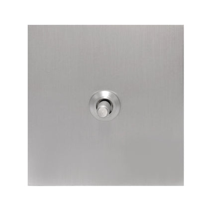 Door Bell Switch – Knurled Toggle – Stainless Steel / Copper