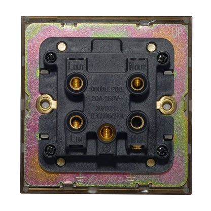 20A Switch – Rocker Button – Stainless Steel