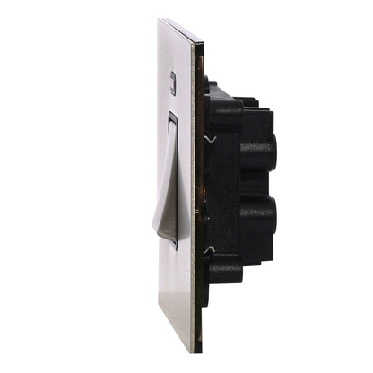 20A Switch – Rocker Button – Stainless Steel