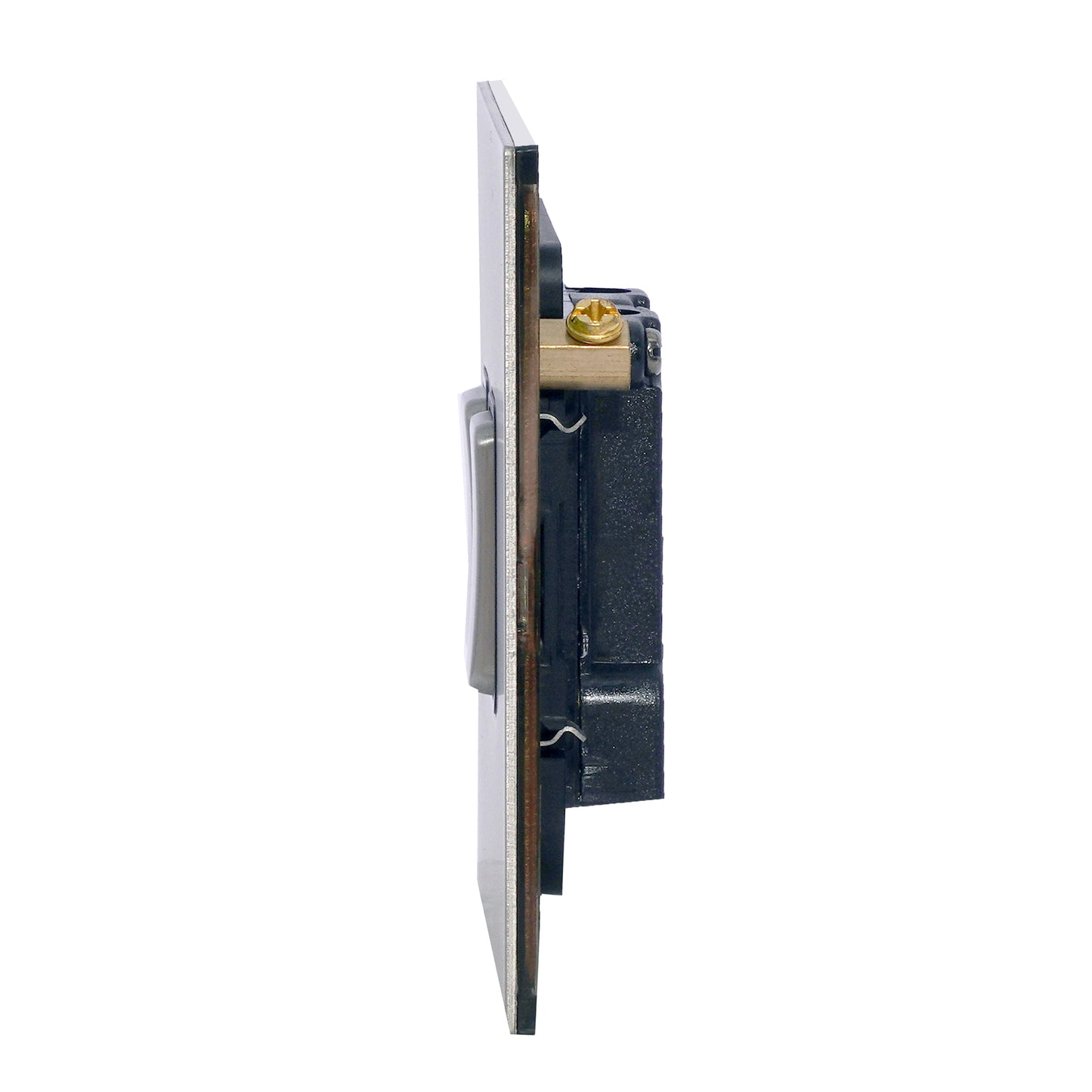 2 Gang 2 Way Switch – Rocker Button – Stainless Steel