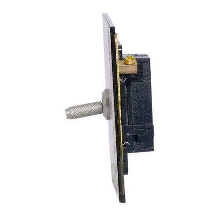 Door Bell Switch – Knurled Toggle – Stainless Steel / Copper