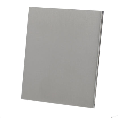 Blank Plate 3×3 – Stainless Steel