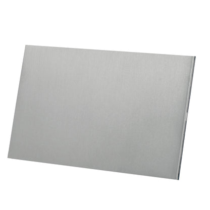 Blank Plate 3×6 – Stainless Steel